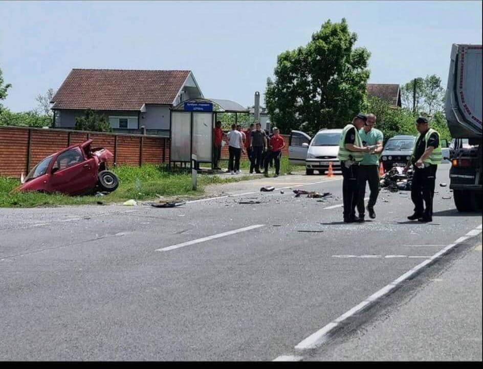 Teška saobraćajna nesreća u Cerovcu