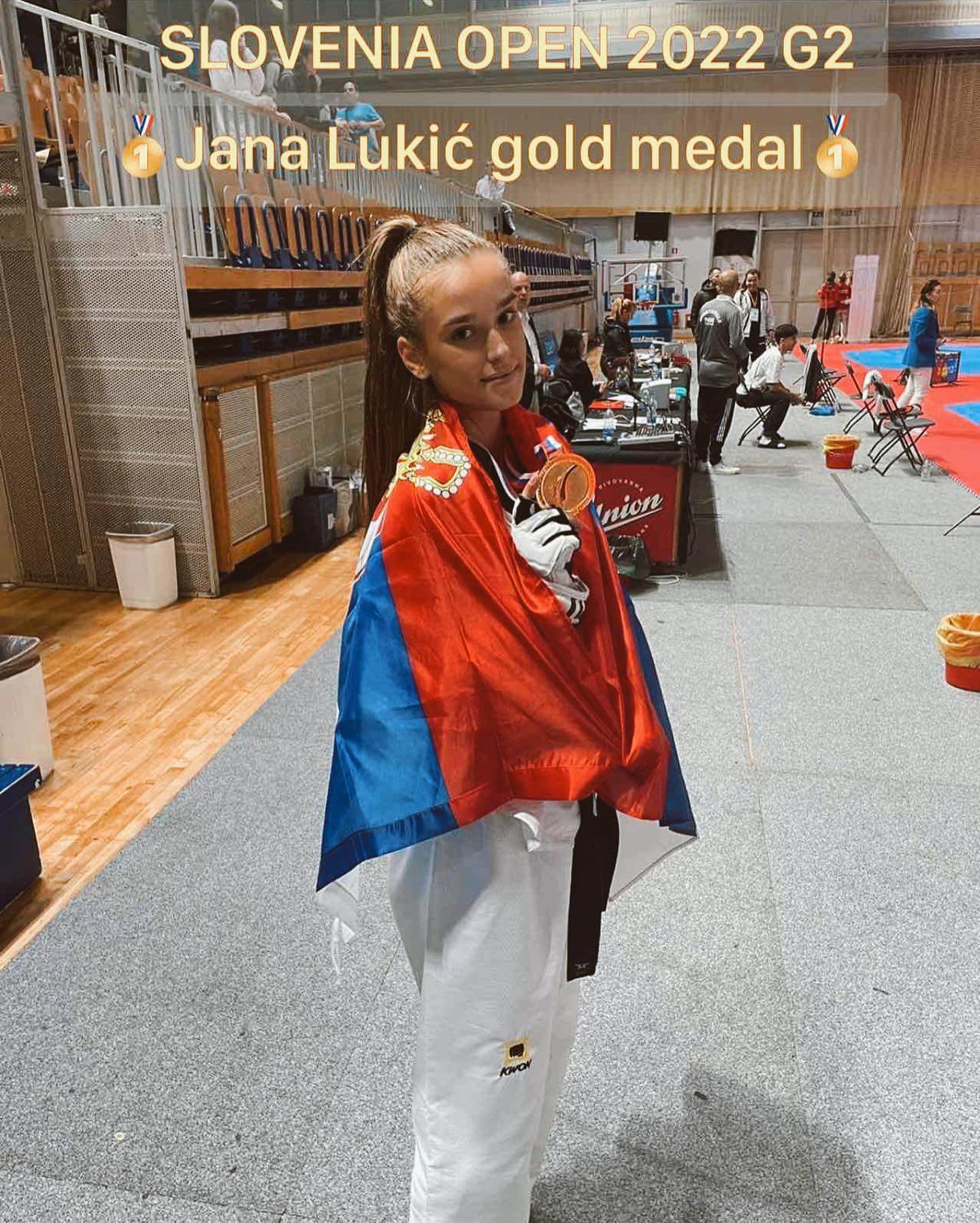 Zlatna medalja za Janu Lukić