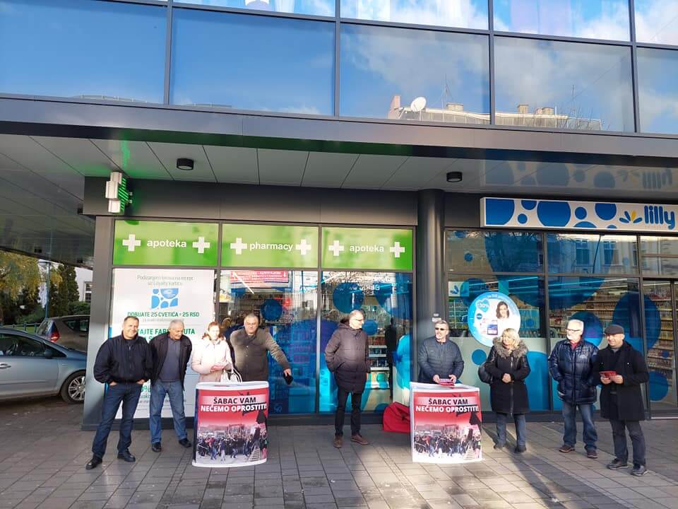 Protest "Šabac vam nećemo oprostiti" u nedelju