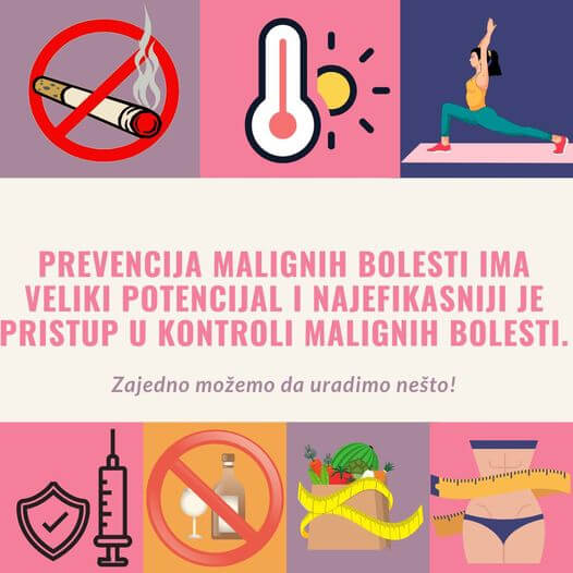 ZJZ: Prevencija najefikasniji pristup u lečenju malignih bolesti