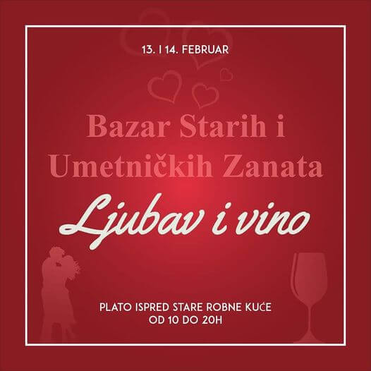 Bazar starih i umetničkih zanata "Ljubav i vino"