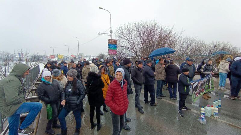 Održan protest mlekara u Šapcu